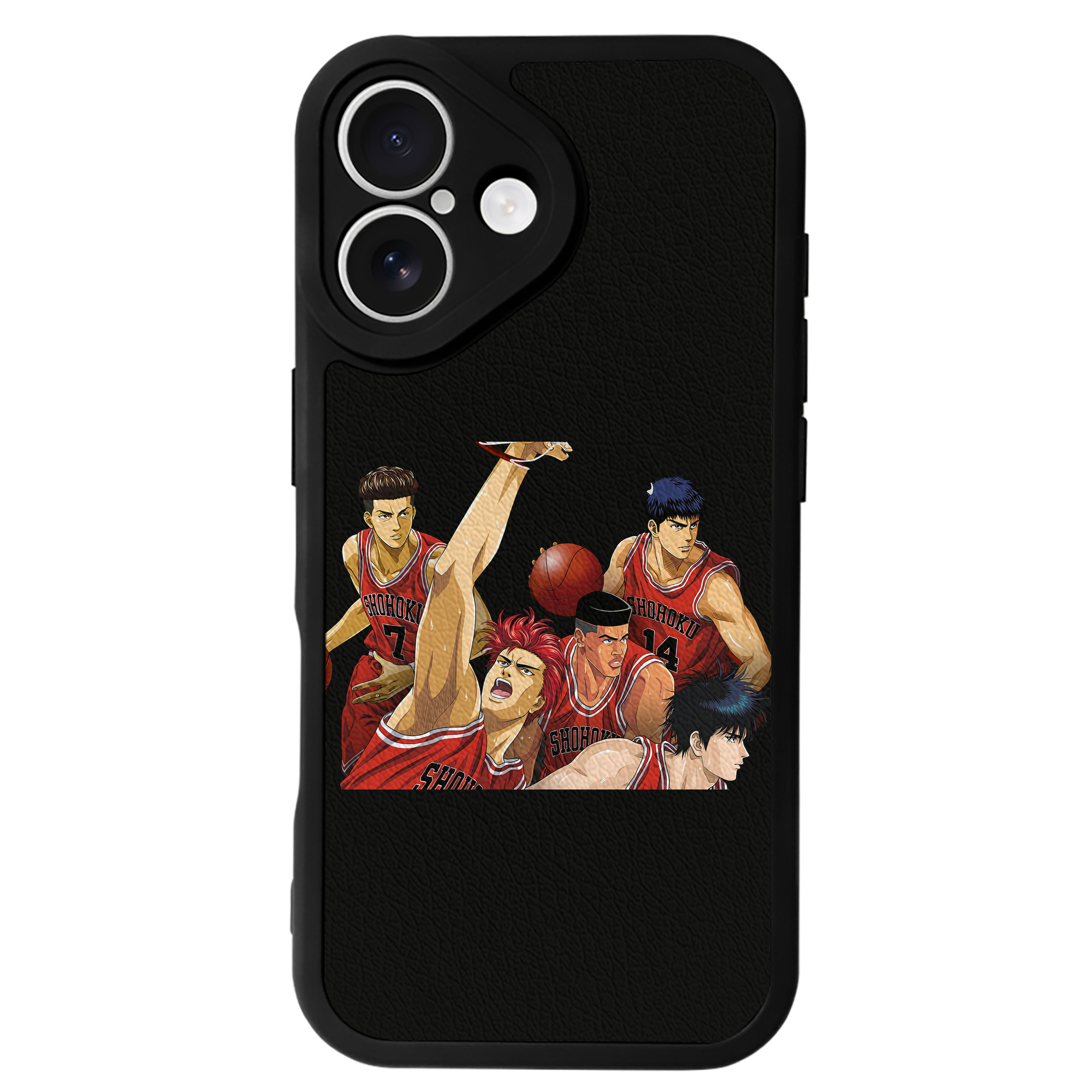 （画像用） SLAM DUNK／スラムダンク 【iPhone 16シリーズ対応】シリコンスマホケース（レザー調） 材質：シリコン